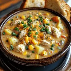 Comfort food comes in many forms, but few dishes embody warmth and nourishment quite like creamy slow cooker chicken and corn chowder. This delightful dish combines tender chicken, sweet corn, and a medley of vibrant vegetables, creating a hearty meal that is perfect for family gatherings or cozy nights spent at home. The appeal of this chowder lies not only in its rich flavors but also in its ability to bring people together around the dinner table, offering a taste of home with every spoonful.