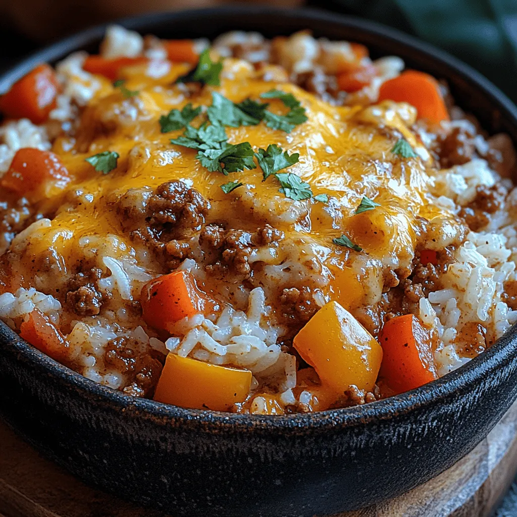 Comfort food has a unique way of bringing people together. It evokes memories of family gatherings, cozy evenings, and the warmth of home-cooked meals. Among the myriad of dishes that embody this comforting genre, the Cheesy Ground Beef and Rice Skillet stands out as a quick, nourishing meal perfect for busy families. This one-pot recipe combines the heartiness of ground beef, the satisfying texture of rice, and the indulgence of melted cheese, making it a favorite for both adults and children alike.