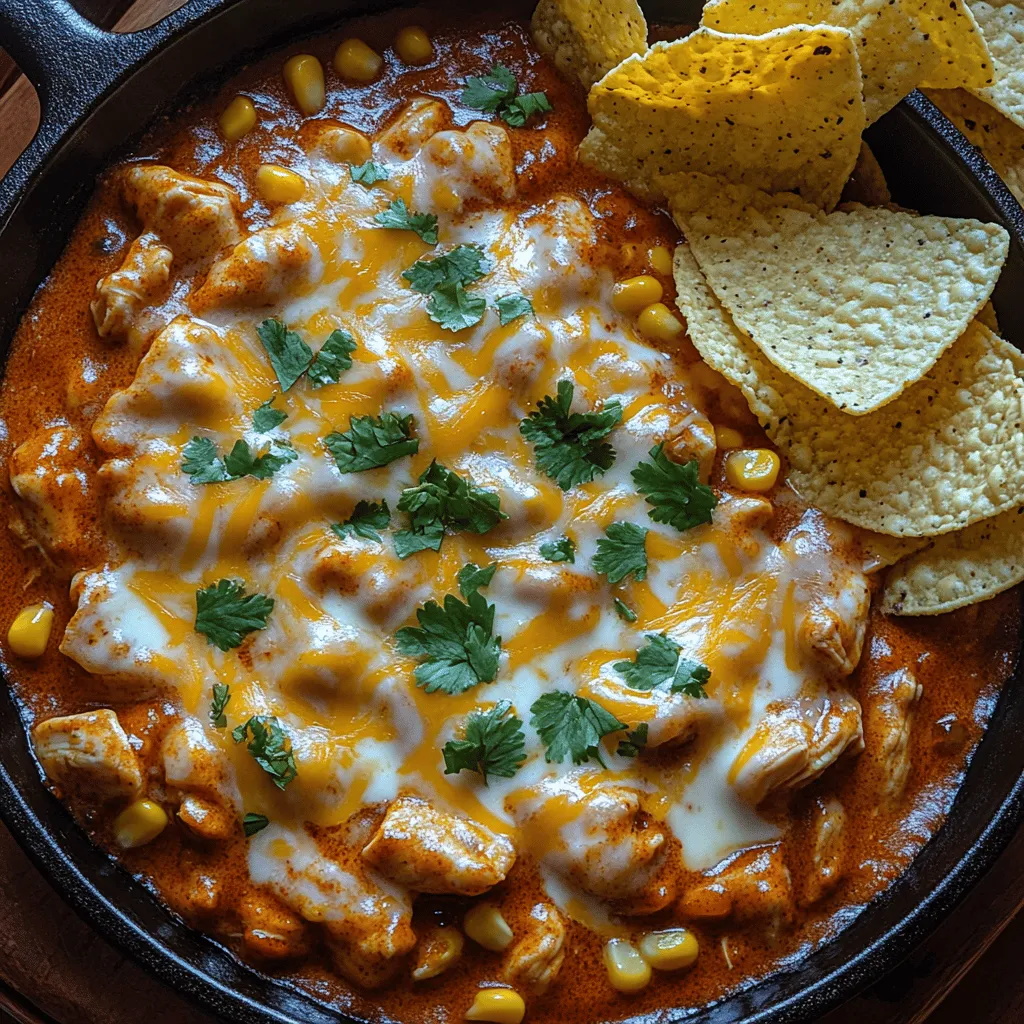 The Creamy Chicken Enchilada Skillet is a delightful twist on traditional enchiladas, merging the vibrant flavors of this beloved Mexican dish into a hassle-free one-pan meal. Perfect for busy weeknights or family gatherings, this skillet dish presents an enticing combination of creamy textures and bold flavors that promise to satisfy even the most discerning palates. Its appeal lies not just in its taste, but also in its simplicity; with minimal preparation and cleanup, it allows home cooks to serve a nourishing and hearty meal without the fuss.