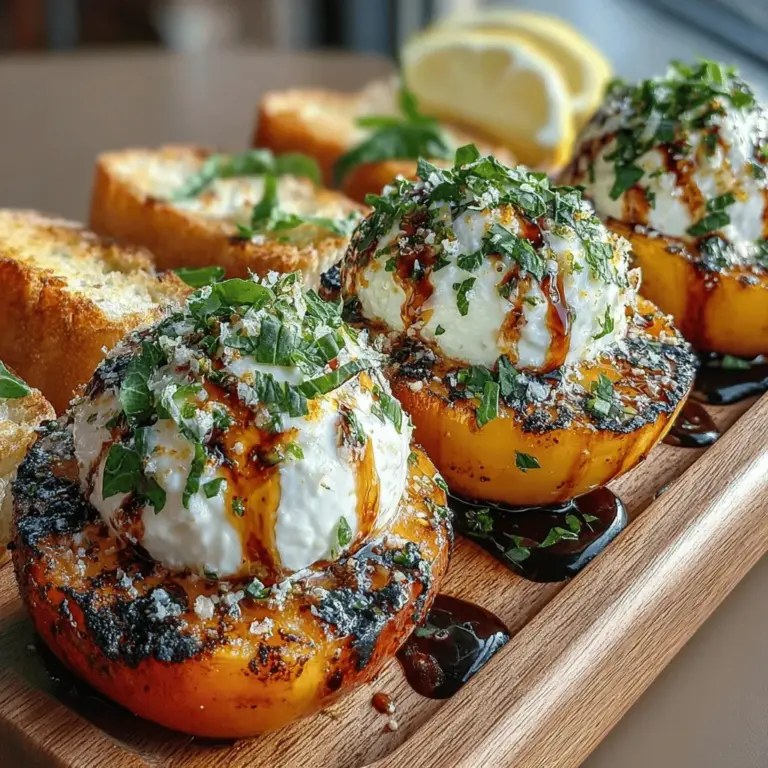 As summer approaches, the season brings with it an abundance of fresh fruits that tantalize our taste buds and inspire culinary creativity. One standout recipe that embodies the essence of summer is the Grilled Peach & Burrata Delight. This dish not only showcases the juicy sweetness of ripe peaches but also pairs beautifully with the creamy richness of burrata cheese. The combination of these ingredients creates a harmonious balance of flavors and textures that is truly irresistible.
