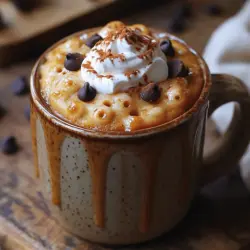 Enhancing the flavor profile of your Fluffy Pumpkin Spice Mug Cake can elevate your dessert experience to new heights. Here are some delightful topping suggestions that will complement the warm spices and creamy pumpkin flavor: