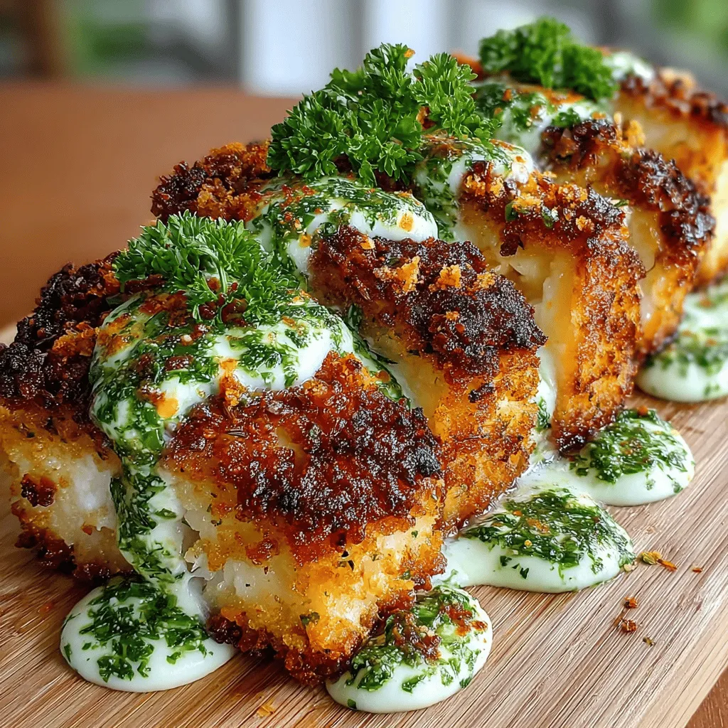 Crispy Panko Baked Cod with Herb Sauce is a culinary delight that combines the flaky tenderness of cod with the satisfying crunch of panko breadcrumbs. This dish has gained remarkable popularity in contemporary home cooking, not only due to its incredible flavor but also because it embodies a healthy dining option that doesn't compromise on taste. As more individuals and families seek to incorporate nutritious meals into their weekly menus, baked fish recipes have emerged as a staple, offering a delicious way to enjoy seafood without the guilt that often comes with fried alternatives.