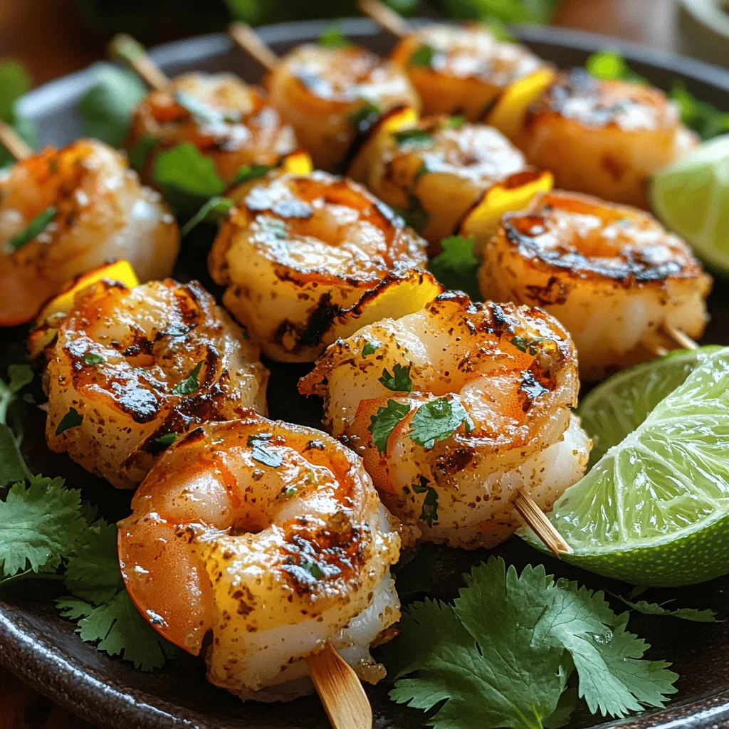 The foundation of any great dish lies in its fresh produce. For our shrimp skewers, you'll need: