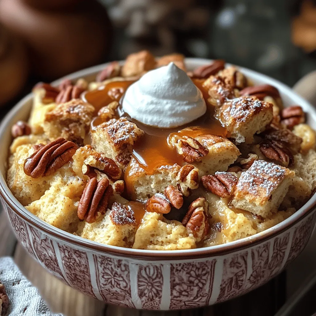 Bread pudding is a classic dessert that holds a special place in many hearts and homes. It’s a dish that embodies warmth, nostalgia, and the comfort of homemade cooking. This Buttery Caramel Pecan Bread Pudding takes that traditional dessert to a new level, offering a rich, decadent flavor profile that is sure to impress family and friends alike. With its luscious layers of buttery bread soaked in a creamy custard, topped with crunchy pecans and drizzled with a velvety caramel sauce, this recipe is a perfect blend of textures and flavors.