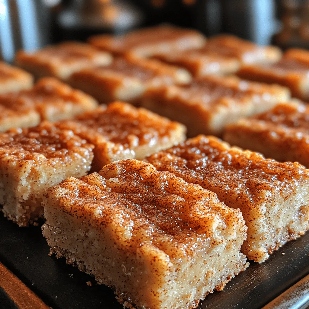 Cinnamon Dream Snickerdoodle Bars are a delightful twist on the classic snickerdoodle cookie, transforming the beloved flavors into an easy-to-make dessert bar that is perfect for any occasion. Originating from the traditional snickerdoodle cookie, which dates back to the early 19th century, these bars maintain the signature combination of cinnamon and sugar while adding a chewy, soft texture that is sure to please the palate. The name 