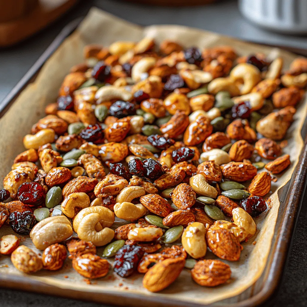 To achieve the perfect coating for your Crunchy Roasted Nut Snack Mix, it’s important to focus on both texture and flavor. Start by choosing a base for your coating—this could be a combination of maple syrup, honey, or agave nectar for sweetness, and olive oil or coconut oil for richness.