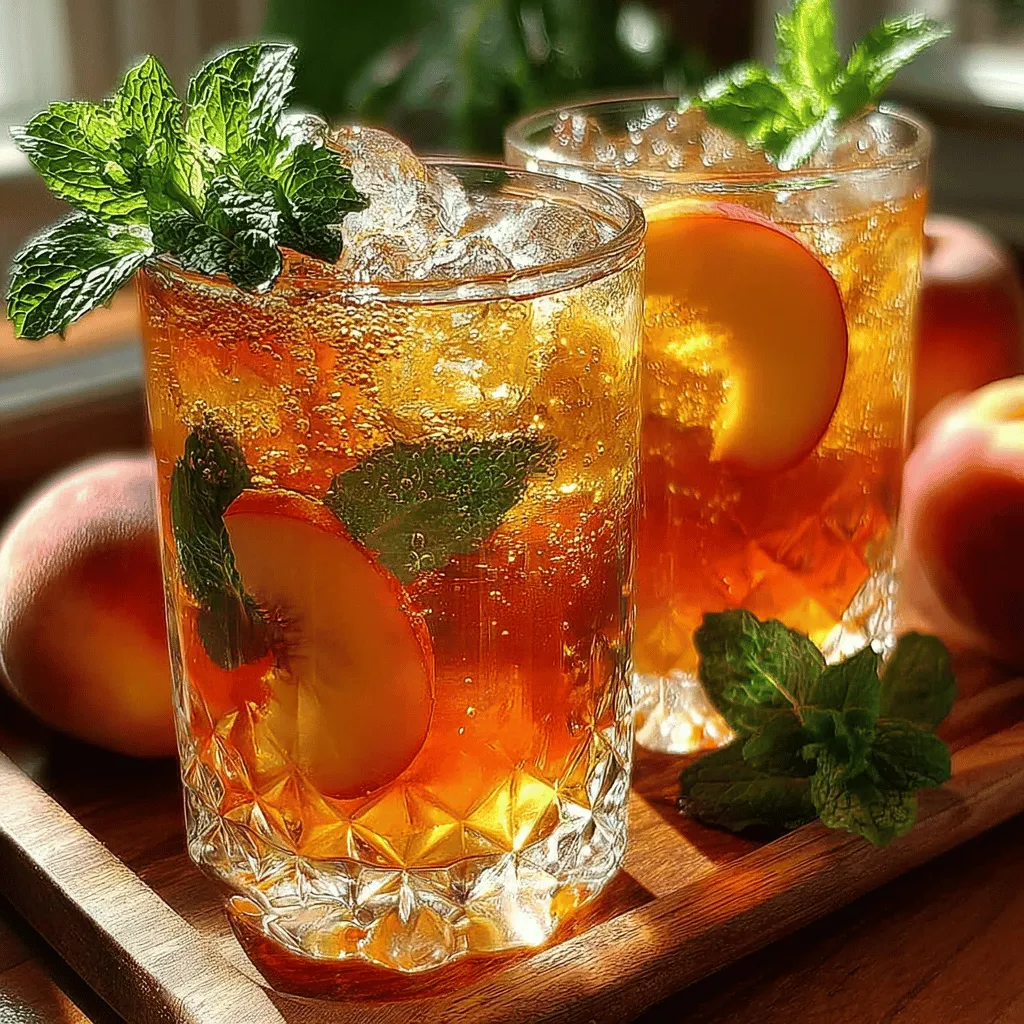 To create the perfect Peach Paradise Iced Green Tea, it's essential to understand the key ingredients that contribute to its unique taste and health benefits.