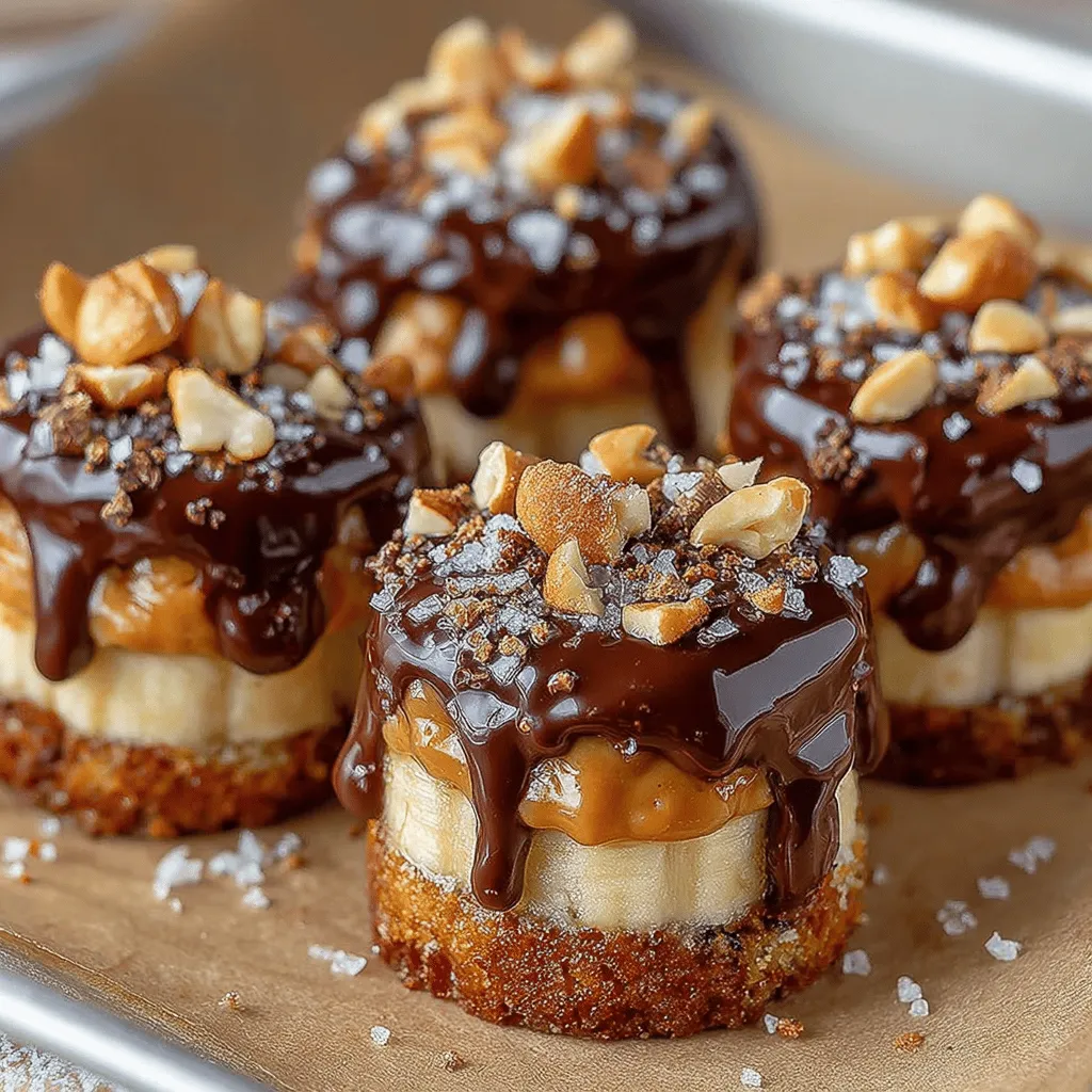 In a world where indulgence often comes with a hefty side of guilt, the Frozen Banana Snickers Bites emerge as a delightful solution. This recipe transforms the classic candy bar experience into a healthier alternative that doesn’t sacrifice flavor for nutrition. Imagine the creamy goodness of ripe bananas paired with the rich, nutty flavor of peanut butter, all enveloped in a luscious chocolate coating. These bites are not just a treat; they offer a satisfying snack option that everyone, from kids to adults, can enjoy without the worry of excess sugar or unhealthy fats.