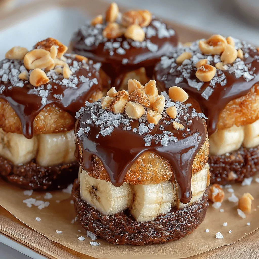 In a world where indulgence often comes with a hefty side of guilt, the Frozen Banana Snickers Bites emerge as a delightful solution. This recipe transforms the classic candy bar experience into a healthier alternative that doesn’t sacrifice flavor for nutrition. Imagine the creamy goodness of ripe bananas paired with the rich, nutty flavor of peanut butter, all enveloped in a luscious chocolate coating. These bites are not just a treat; they offer a satisfying snack option that everyone, from kids to adults, can enjoy without the worry of excess sugar or unhealthy fats.