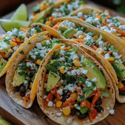 Spicy Crunchy Veggie Tacos
