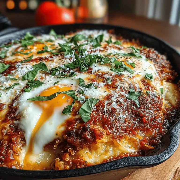 If you're in search of a dish that warms the heart and pleases the palate, look no further than the Creamy Tomato Basil Quinoa Bake. This delightful recipe embodies the comforting qualities of a traditional casserole while boasting a modern twist that caters to various dietary preferences. Whether you're serving it as a hearty main dish or a flavorful side, this bake is sure to become a staple in your kitchen.