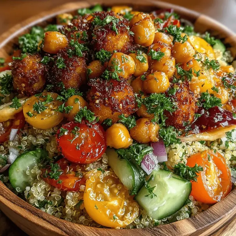 Discover the delightful combination of flavors and textures in this Maple Mustard Roasted Chickpea & Quinoa Salad. This nutritious and vibrant dish not only offers a satisfying meal but also serves as a powerhouse of nutrients. Packed with protein from chickpeas and quinoa, fresh vegetables, and a zesty dressing, this salad is perfect for any occasion—whether you're meal prepping for the week or hosting a casual gathering. In this article, we will explore the recipe in detail, provide insights into its health benefits, and guide you through each step to create a delicious and wholesome salad.