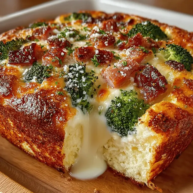 Breakfast is often heralded as the most important meal of the day, serving as a crucial fuel source that helps kickstart our metabolism and set the tone for our daily activities. A nourishing breakfast can improve mood, enhance cognitive function, and provide the energy needed to tackle the challenges ahead. Among the plethora of breakfast options available, the Cheesy Ham and Broccoli Breakfast Bake stands out as a delightful and balanced choice. This dish artfully combines protein-rich ham, vibrant broccoli, and creamy cheese, creating a flavorful and satisfying start to your day.