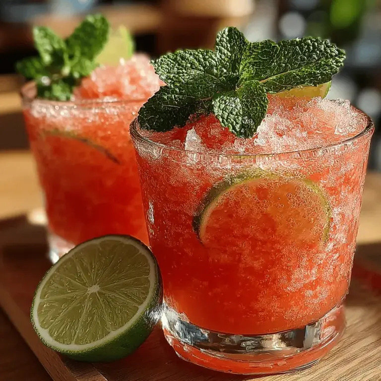 As summer approaches and temperatures rise, there’s nothing quite like a refreshing drink to cool you down and invigorate your senses. Enter the Chilly Watermelon Bliss Slush, a delightful concoction that's the epitome of summer indulgence. This slush is not only a feast for the taste buds but also a health-conscious choice that makes it the perfect beverage for hot days, summer gatherings, or simply as a refreshing solo treat.
