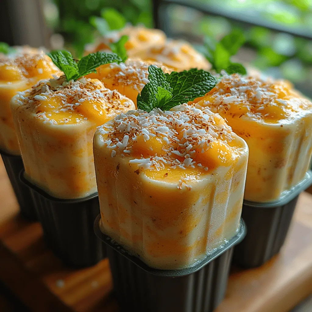 As the sun shines brightly and temperatures begin to rise, the craving for refreshing treats becomes almost irresistible. Popsicles, with their vibrant colors and delightful flavors, have emerged as a beloved summer staple for people of all ages. Whether enjoyed at backyard barbecues, beach outings, or simply as a midday snack, these frozen delights are the perfect way to cool down while indulging in something sweet. Among the myriad of flavors and combinations, the Tropical Bliss Mango Yogurt Popsicles stand out as a particularly enticing option. Combining the succulent sweetness of ripe mangoes with the creamy richness of yogurt, this recipe not only satisfies your sweet tooth but also offers a nutritious twist.