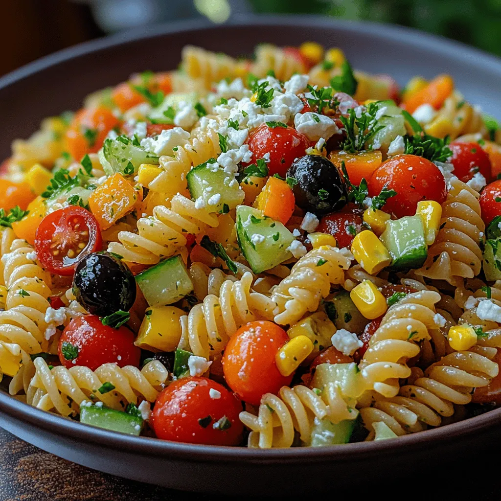 One of the best features of Rainbow Pasta Salad is its versatility, particularly when it comes to incorporating seasonal vegetables. This salad not only looks stunning but also allows you to take advantage of fresh produce throughout the year. Here are some suggestions for seasonal vegetables based on the time of year: