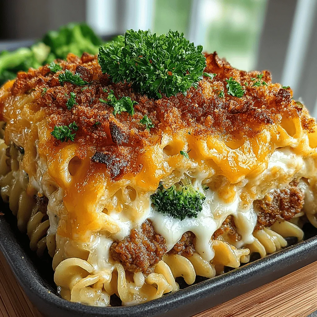 Casseroles have long held a special place in the hearts of families, serving as a comforting staple for busy weeknights and gatherings alike. These one-dish meals are not only easy to prepare but also allow for creativity, making them a favorite among home cooks. The Cheesy Ranch Ground Turkey Casserole is a prime example of this culinary tradition, combining wholesome ingredients into a dish that is both delicious and satisfying. This casserole stands out for its creamy texture, cheesy goodness, and the delightful flavor of ranch dressing, making it an ideal choice for those seeking a comforting meal without the hassle.