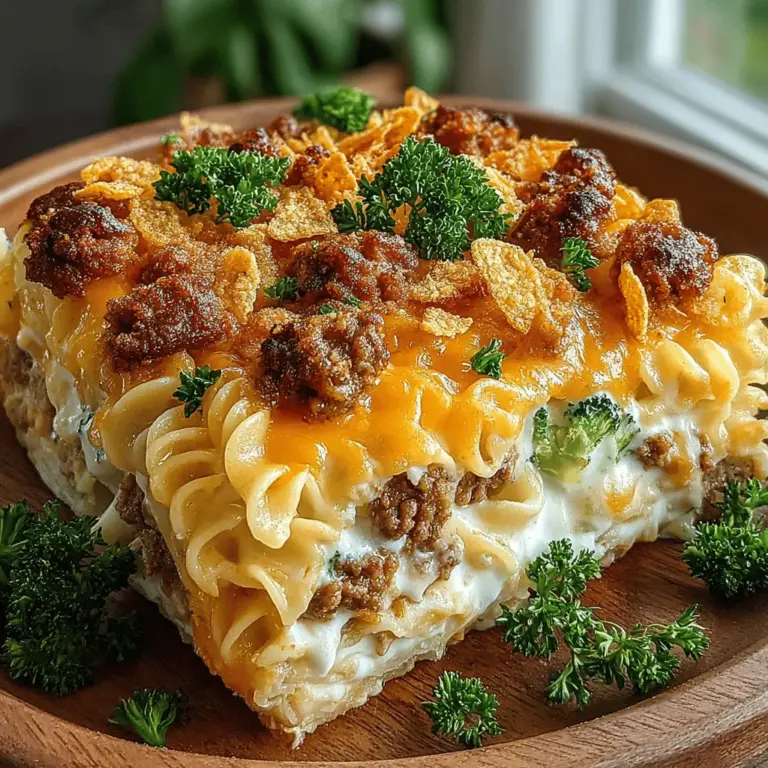 Casseroles have long held a special place in the hearts of families, serving as a comforting staple for busy weeknights and gatherings alike. These one-dish meals are not only easy to prepare but also allow for creativity, making them a favorite among home cooks. The Cheesy Ranch Ground Turkey Casserole is a prime example of this culinary tradition, combining wholesome ingredients into a dish that is both delicious and satisfying. This casserole stands out for its creamy texture, cheesy goodness, and the delightful flavor of ranch dressing, making it an ideal choice for those seeking a comforting meal without the hassle.