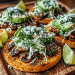 In the world of quick and delicious meals, Sautéed Garlic Mushroom & White Bean Tostadas stand out as a nutritious and flavorful option. This delightful recipe combines the earthy taste of sautéed mushrooms with the creamy texture of white beans, all served atop crispy corn tostadas. Not only is this dish visually appealing, but it also offers a medley of textures and flavors that can satisfy any palate. Perfect for lunch, dinner, or a light snack, these tostadas are not only easy to prepare but also packed with nutrients.