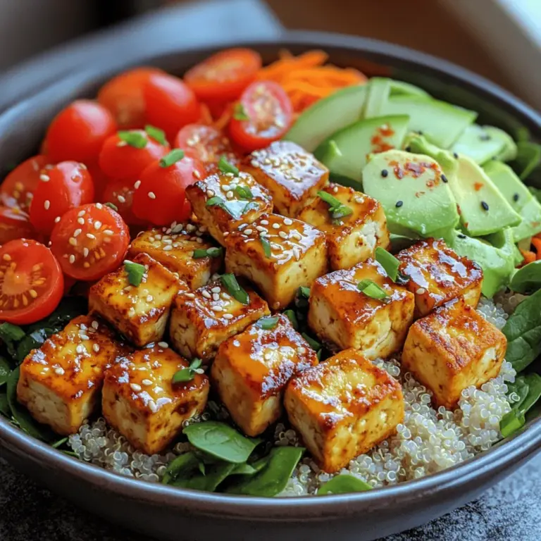 In recent years, Buddha bowls have emerged as a popular meal choice for those seeking a nutritious and visually appealing dish. These bowls are characterized by their vibrant array of ingredients, typically combining a variety of grains, vegetables, proteins, and flavorful dressings, all artfully arranged to create a balanced meal. The concept of the Buddha bowl can be traced back to the idea of a balanced diet, where each ingredient contributes not only to the flavor but also to the nutritional value of the meal. Among the many variations of Buddha bowls, the crispy tofu Buddha bowl stands out as a delightful option for plant-based eaters and health enthusiasts alike.
