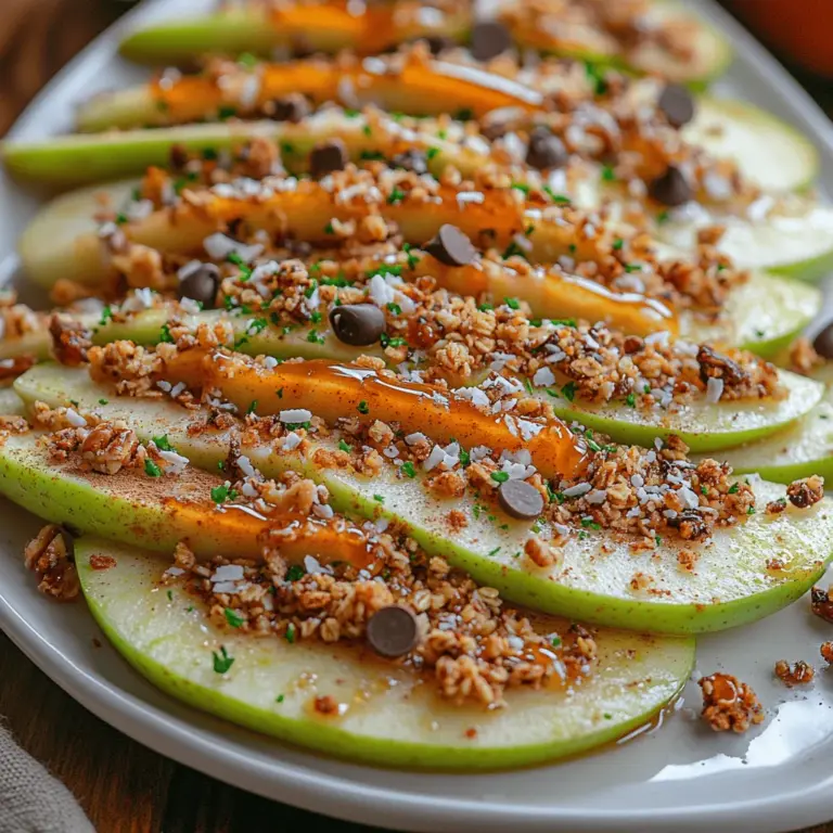In recent years, the trend of healthy snacking has surged, with many individuals seeking alternatives to traditional snack foods that are often loaded with sugar and unhealthy fats. As consumers become increasingly health-conscious, the demand for nutritious yet delicious options has never been greater. Enter Crunchy Apple Nacho Slices—a delightful twist on the classic nacho that reimagines this beloved dish into a wholesome snack. These apple nachos not only satisfy your cravings but also provide a plethora of health benefits, making them a perfect choice for anyone looking to indulge guilt-free.