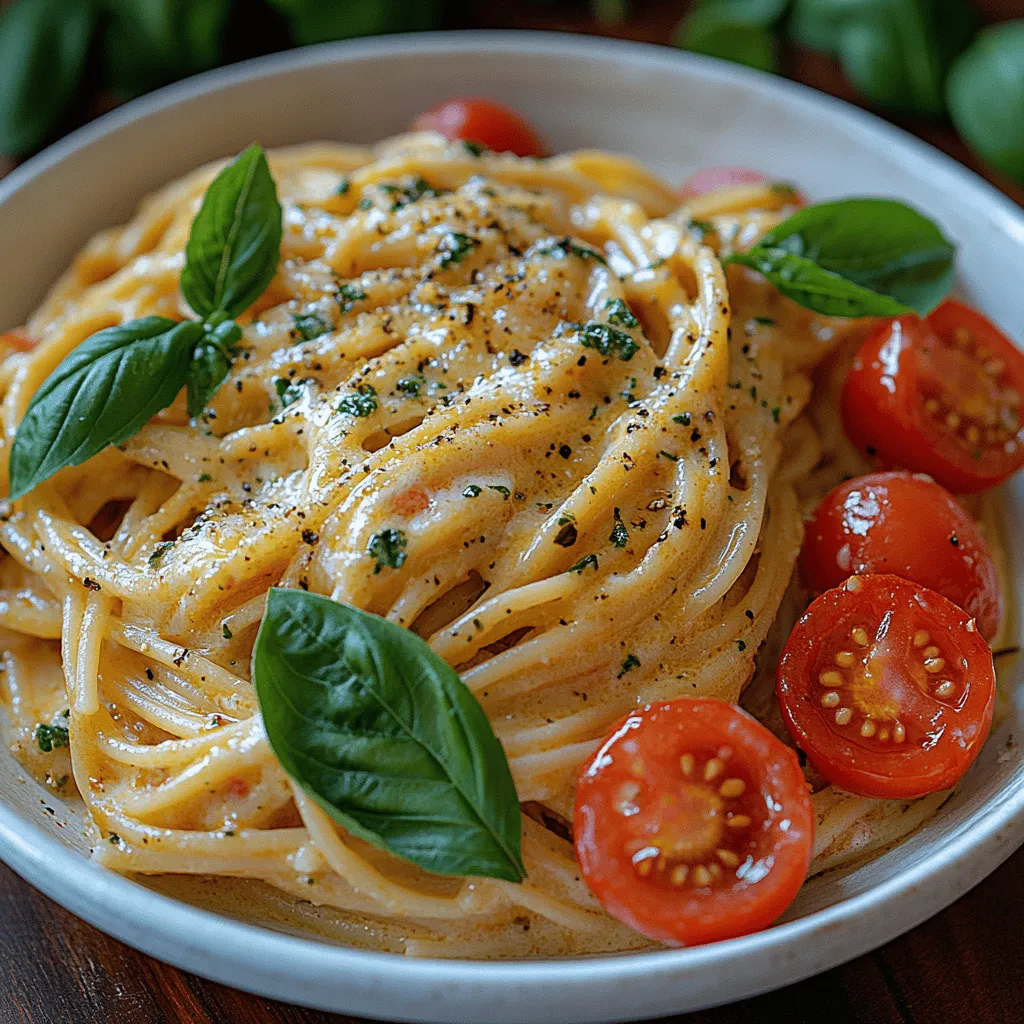 Creamy Basil Alfredo Spaghetti is a delectable Italian dish that has captured the hearts and palates of food lovers around the globe. Its allure lies in the rich, velvety texture of the Alfredo sauce, harmoniously blended with the aromatic freshness of basil. This dish not only serves as a comforting meal but also shines as an elegant option for dinner parties, showcasing the perfect balance between simplicity and sophistication in Italian cuisine.