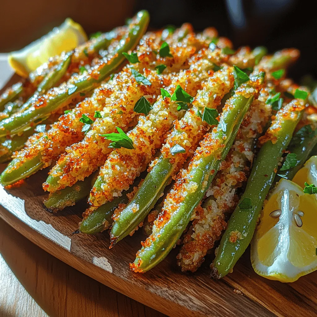 Crispy Garlic Green Bean Fries are quickly becoming a favorite in households looking for a delicious yet nutritious snack. Unlike traditional potato fries, these green bean fries offer a satisfying crunch while being low in calories and high in essential nutrients. The delightful blend of garlic and spices enhances the natural flavor of fresh green beans, making them a versatile option that can be enjoyed as an appetizer, a side dish, or even a light meal. In this article, we will delve into the ingredients, preparation methods, variations, and nutritional benefits of this exciting dish, ensuring you have all the information needed to recreate this recipe in your own kitchen.