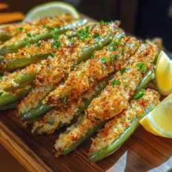 Crispy Garlic Green Bean Fries are quickly becoming a favorite in households looking for a delicious yet nutritious snack. Unlike traditional potato fries, these green bean fries offer a satisfying crunch while being low in calories and high in essential nutrients. The delightful blend of garlic and spices enhances the natural flavor of fresh green beans, making them a versatile option that can be enjoyed as an appetizer, a side dish, or even a light meal. In this article, we will delve into the ingredients, preparation methods, variations, and nutritional benefits of this exciting dish, ensuring you have all the information needed to recreate this recipe in your own kitchen.