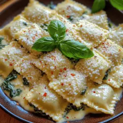 There's something undeniably alluring about the warmth and comfort of homemade dishes. The aroma of freshly cooked ingredients filling your kitchen, the satisfaction of crafting a meal from scratch, and the joy of sharing it with loved ones create an experience that transcends mere nourishment. Among the myriad of delightful recipes that embody this spirit, creamy spinach ricotta ravioli stands out as a true masterpiece. This dish captures the essence of Italian cuisine, serving as a hearty yet elegant option for any occasion.