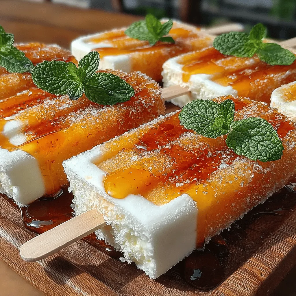 To create the perfect Refreshing Peach Paradise Popsicles, it's essential to understand the ingredients that contribute to their delightful taste and texture. Each component plays a crucial role in achieving the right balance of flavor and creaminess.