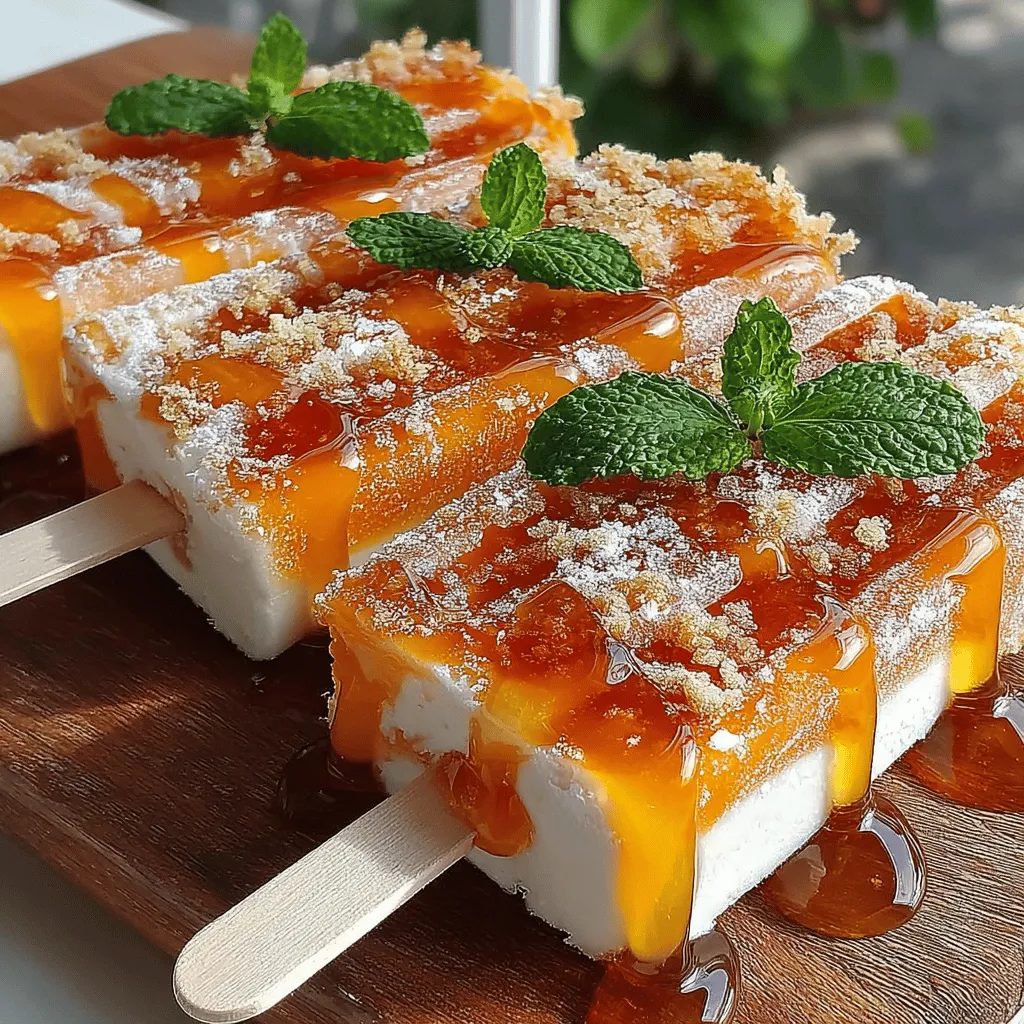 To create the perfect Refreshing Peach Paradise Popsicles, it's essential to understand the ingredients that contribute to their delightful taste and texture. Each component plays a crucial role in achieving the right balance of flavor and creaminess.