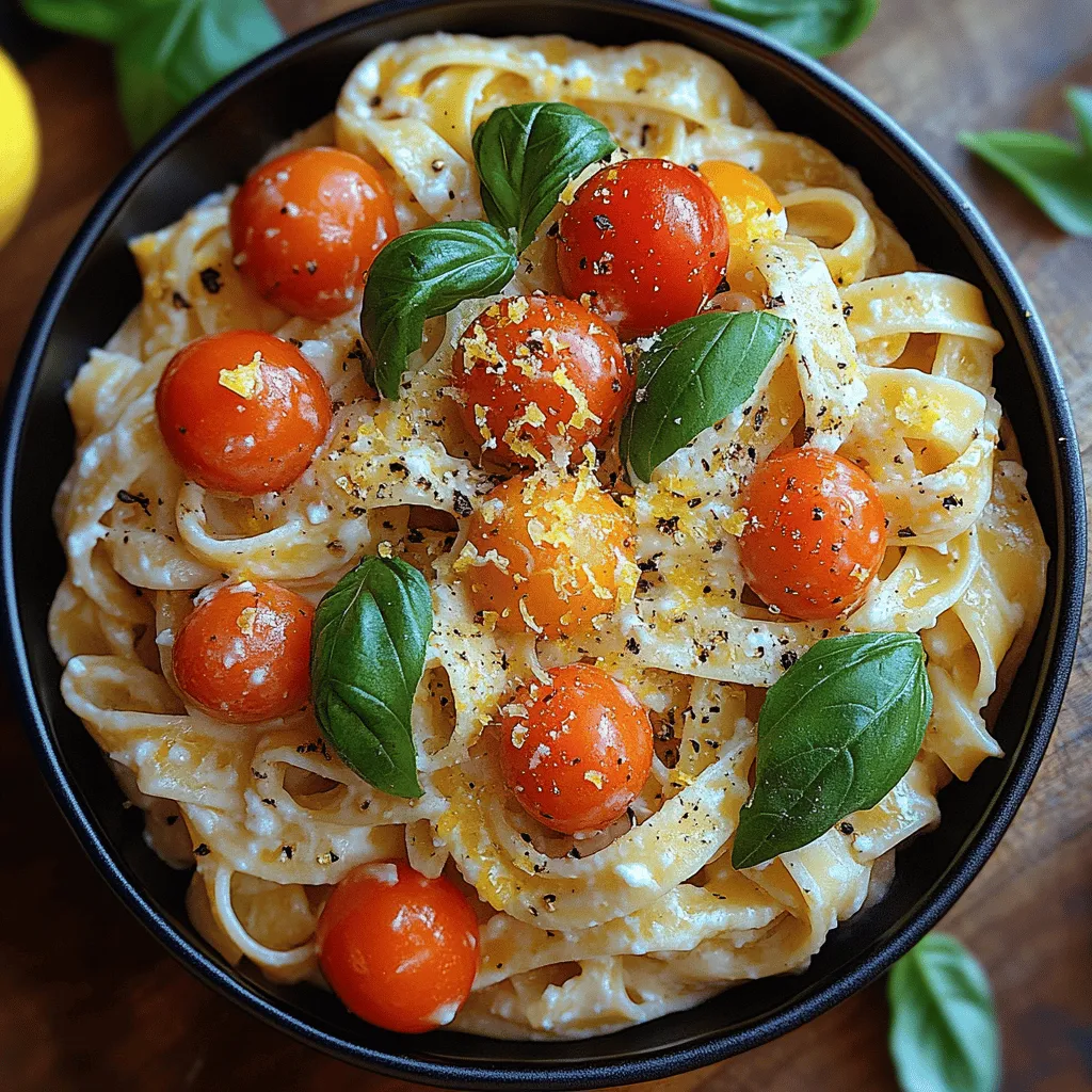 Pasta dishes have long held a special place in the hearts and kitchens of food enthusiasts around the world. Their versatility, combined with the ability to pair with a variety of ingredients, makes pasta an ideal canvas for culinary creativity. Among the myriad of pasta recipes, the Luscious Lemon & Ricotta Dream Pasta stands out as a refreshing and creamy delight. This dish not only tantalizes the taste buds with its unique combination of flavors but also embodies the essence of comfort food—making it perfect for both casual weekday dinners and special occasions.