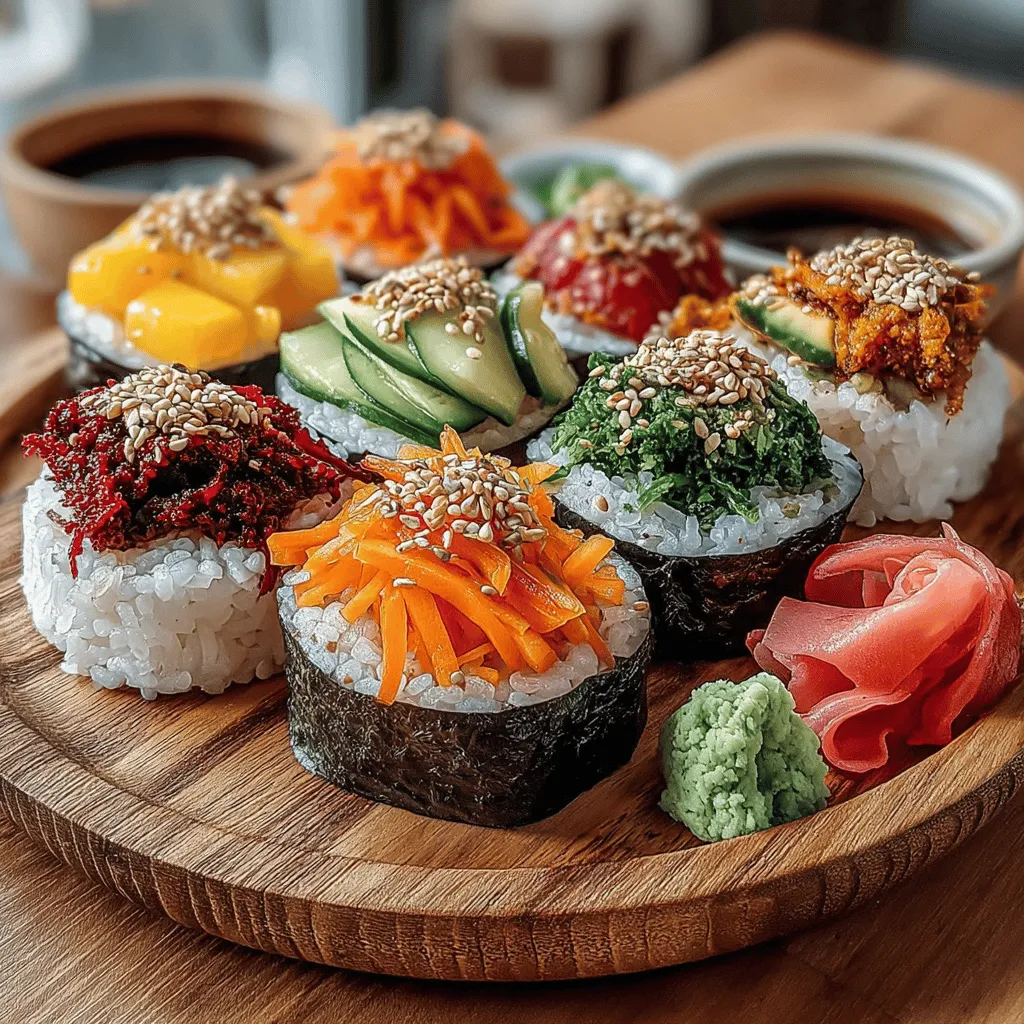 Mini Veggie Sushi Burrito Rolls are an exciting culinary innovation that combines the intricate artistry of traditional sushi with the practicality of a burrito. This fusion dish is not only visually appealing but also incredibly versatile, making it an ideal choice for a quick lunch, a light dinner, or even a fun party appetizer. These rolls are generously filled with an array of fresh vegetables and seasoned sushi rice, creating a meal that is both healthy and satisfying.