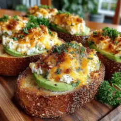 In today’s fast-paced world, finding a meal that is both nutritious and delicious can be a challenge. Whether you are a busy professional, a student, or a parent juggling multiple responsibilities, the demand for quick yet wholesome meals is ever-present. Enter Loaded Avocado Tuna Melts—a dish that perfectly marries convenience and flavor. These melts showcase the creamy richness of avocados alongside the protein-packed goodness of tuna, creating a satisfying meal that is ideal for lunch or a light dinner.