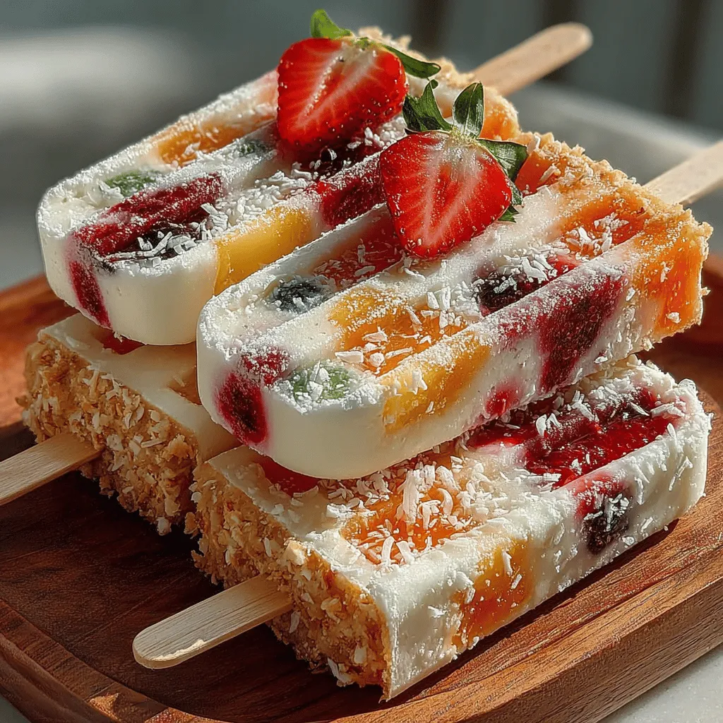 As the temperatures rise and summer unfolds, there's nothing quite like a refreshing treat to cool you down. Enter our Tropical Bliss Coconut Banana Yogurt Pops, a delightful fusion of tropical flavors that brings the essence of summer to your palate. This recipe marries the creamy goodness of coconut yogurt with the natural sweetness of ripe bananas, creating a popsicle that's not only delicious but also incredibly easy to make. Ideal for hot days, these pops can also be customized with your favorite fruits, making them a versatile addition to your summer recipe collection.