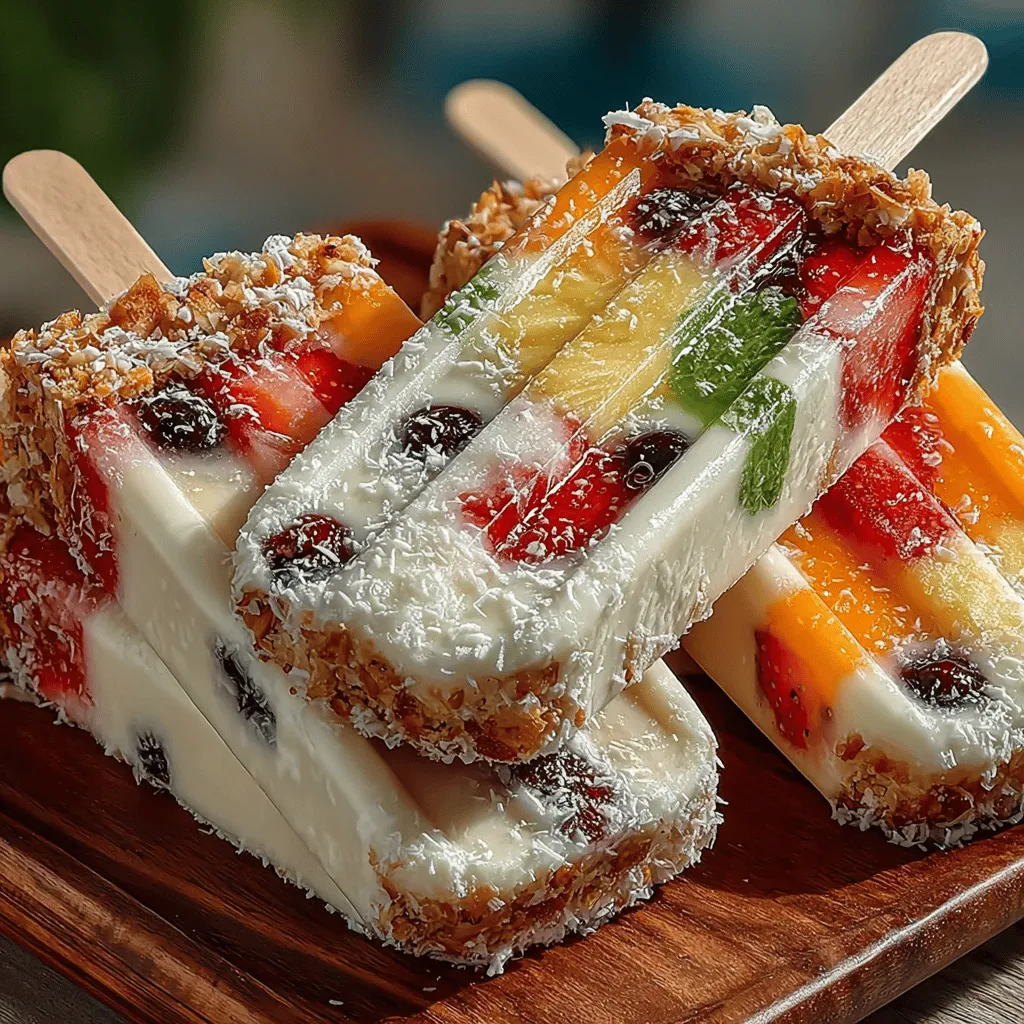 As the temperatures rise and summer unfolds, there's nothing quite like a refreshing treat to cool you down. Enter our Tropical Bliss Coconut Banana Yogurt Pops, a delightful fusion of tropical flavors that brings the essence of summer to your palate. This recipe marries the creamy goodness of coconut yogurt with the natural sweetness of ripe bananas, creating a popsicle that's not only delicious but also incredibly easy to make. Ideal for hot days, these pops can also be customized with your favorite fruits, making them a versatile addition to your summer recipe collection.
