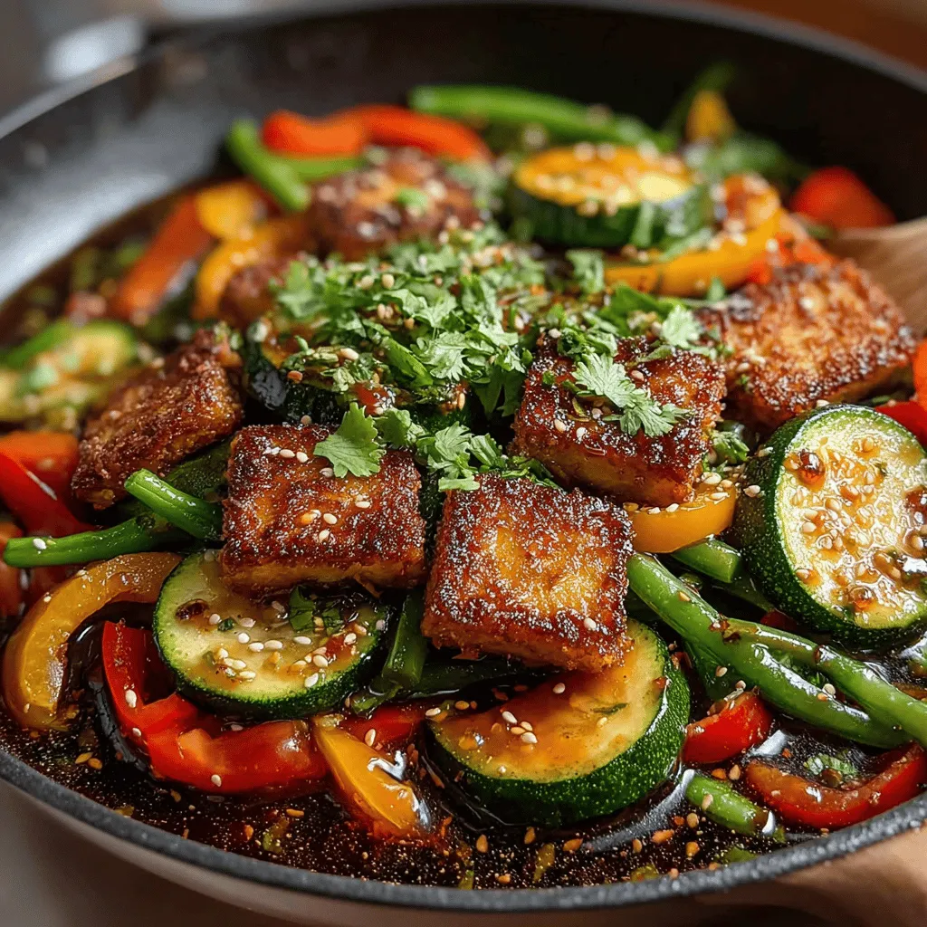 In the world of healthy eating, stir-fries stand out for their versatility and ease of preparation. They allow for a quick assembly of fresh ingredients that can be cooked in a matter of minutes while retaining their nutrients and vibrant flavors. Among the myriad of stir-fry recipes, the Zesty Zucchini Tofu Stir Fry shines as a colorful and nutrient-packed option that appeals to a variety of palates. Featuring firm tofu as a protein source and an array of fresh vegetables, this dish is perfect for both weeknight dinners and meal prep.