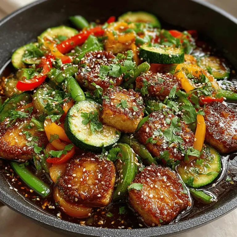 In the world of healthy eating, stir-fries stand out for their versatility and ease of preparation. They allow for a quick assembly of fresh ingredients that can be cooked in a matter of minutes while retaining their nutrients and vibrant flavors. Among the myriad of stir-fry recipes, the Zesty Zucchini Tofu Stir Fry shines as a colorful and nutrient-packed option that appeals to a variety of palates. Featuring firm tofu as a protein source and an array of fresh vegetables, this dish is perfect for both weeknight dinners and meal prep.