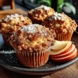 If you’re searching for a delightful breakfast option that combines taste, nutrition, and convenience, look no further than Crunchy Apple Oat Muffins. These muffins encapsulate the essence of wholesome ingredients, offering a perfect blend of sweetness from apples and the heartiness of oats. Not only are they a treat for your taste buds, but they also serve as a nourishing start to your day, providing essential nutrients to fuel your morning.