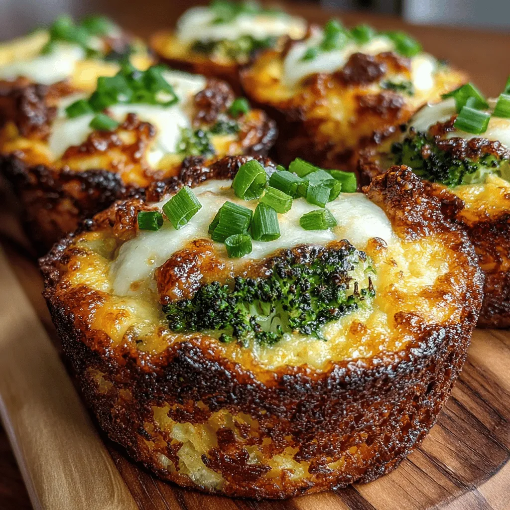 Mini Broccoli Cheddar Potato Cups are a delightful culinary creation that brilliantly combines the creamy goodness of mashed potatoes, the vibrant crunch of fresh broccoli, and the bold flavor of sharp cheddar cheese. These bite-sized delights are not just stunning to look at; they are also incredibly satisfying, making them perfect for a variety of occasions—from elegant cocktail parties to casual family dinners. Each cup is a harmonious blend of textures and flavors that will leave your guests raving about your cooking skills.