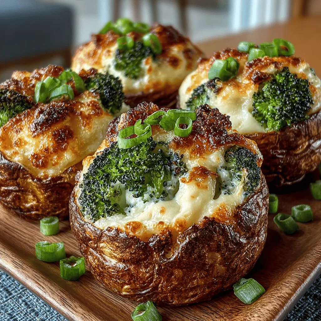 Mini Broccoli Cheddar Potato Cups are a delightful culinary creation that brilliantly combines the creamy goodness of mashed potatoes, the vibrant crunch of fresh broccoli, and the bold flavor of sharp cheddar cheese. These bite-sized delights are not just stunning to look at; they are also incredibly satisfying, making them perfect for a variety of occasions—from elegant cocktail parties to casual family dinners. Each cup is a harmonious blend of textures and flavors that will leave your guests raving about your cooking skills.