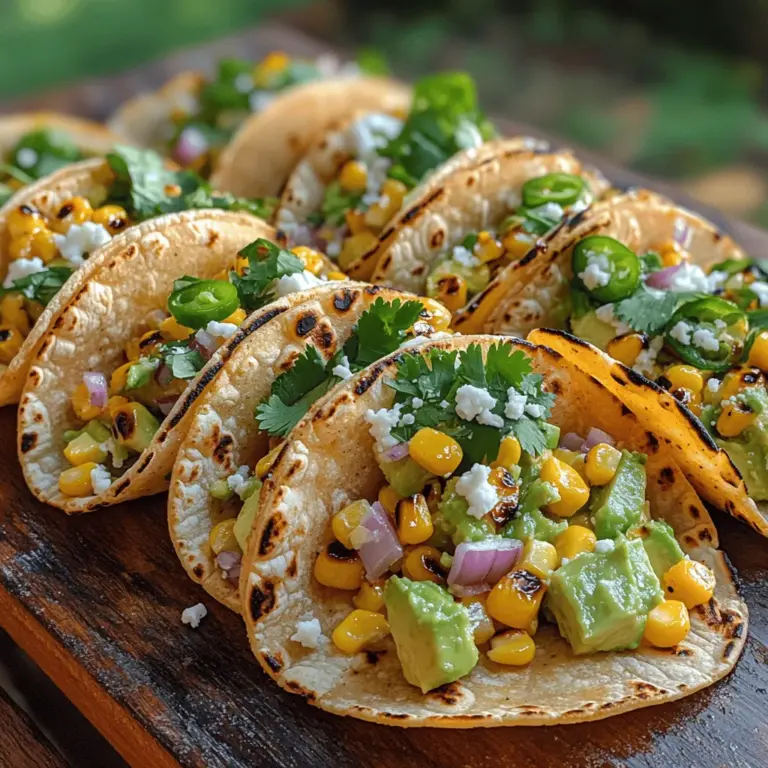If you’re on the lookout for a vibrant and satisfying dish that appeals to a wide range of palates, look no further than mini grilled corn and avocado tacos. This delightful recipe marries the sweetness of grilled corn with the creamy texture of ripe avocado, creating a burst of flavor that is both refreshing and wholesome. Perfect for casual lunch gatherings, festive celebrations, or a simple weekday dinner, these tacos provide an easy yet impressive meal option that showcases the best of fresh ingredients.