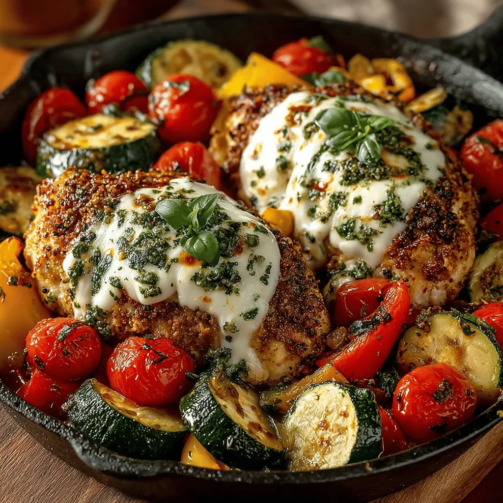 Neapolitan Chicken Skillet Delight is a culinary tribute to the vibrant and rich flavors of Naples, Italy. This dish captures the essence of Neapolitan cooking, which is known for its emphasis on fresh ingredients and simple yet bold flavors. Originating from a region celebrated for its pizza and pasta, this one-pan meal combines the delightful tastes of tender chicken, colorful vegetables, and aromatic herbs, delivering a taste of Italy right in your kitchen.