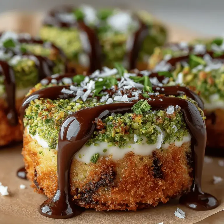 As the temperature rises, finding a refreshing and healthy dessert becomes a priority for many. Enter the Pistachio Paradise Frozen Yogurt Crunch Coins—a delightful treat that not only cools you down but also satisfies your sweet tooth without the guilt. This innovative dessert showcases the creamy richness of Greek yogurt, complemented by the distinct nutty flavor of pistachios, and sweetened with natural honey or maple syrup. It's a perfect snack option that can be enjoyed at any time of the day, whether as a post-workout treat or a midday indulgence.