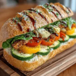 In recent years, the culinary landscape has witnessed a significant shift towards plant-based eating, with vegetarian options becoming increasingly popular in restaurants and home kitchens alike. This growing trend is not just a passing phase; it reflects a more profound understanding of health, sustainability, and flavor. Among the many delightful vegetarian choices available, the Zesty Italian Veggie Sandwich stands out as a quintessential option that combines taste and nutrition in every bite.