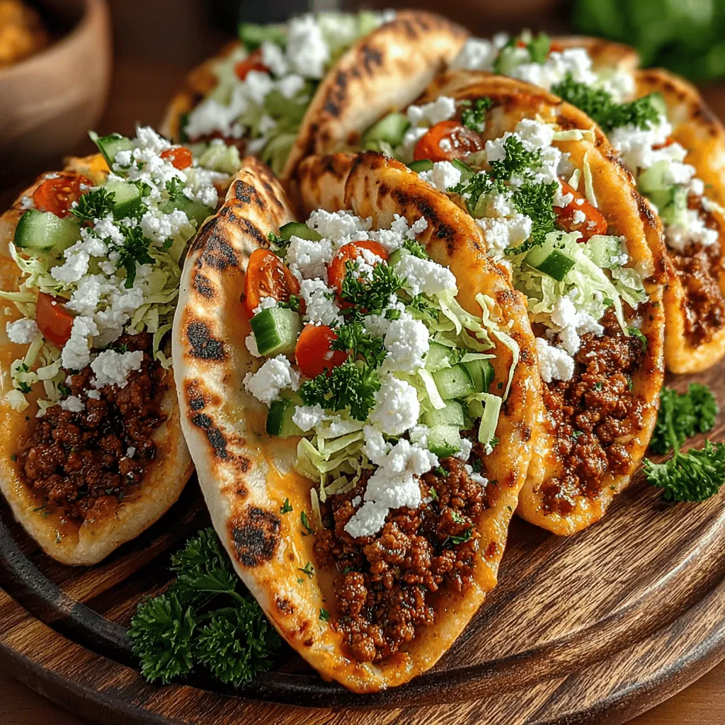 The appeal of Mini Turkey Pita Pockets lies in their versatility and ease of preparation. Ground turkey, a lean protein, serves as the star of this dish, making it a healthy alternative to traditional meats. Paired with creamy hummus and fresh vegetables, these pockets offer a satisfying crunch and a burst of flavor in every bite. The pocket format is not only fun for eating but also allows for endless customization, making it easy to cater to various dietary preferences and occasions.