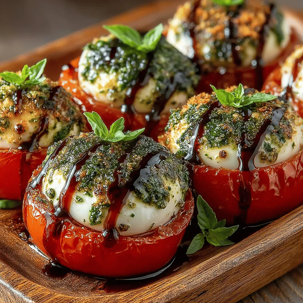 To achieve the perfect mozzarella-pesto blend for your Mini Mozzarella Pesto Stuffed Tomatoes, start with high-quality ingredients. Choose fresh, creamy mozzarella balls (bocconcini) and a vibrant pesto made from fresh basil, garlic, pine nuts, Parmesan cheese, and olive oil. Here’s how to mix your filling effectively: