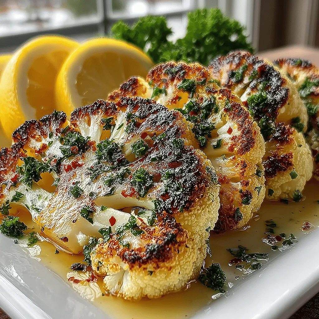 Cauliflower has increasingly gained popularity as a versatile ingredient in the culinary world, celebrated for its ability to transform into various forms while retaining its nutritional benefits. This unassuming cruciferous vegetable can be roasted, mashed, riced, or even sliced into hearty "steaks." One such delightful preparation is the Zesty Lemon Herb Cauliflower Steaks, a vibrant and healthy vegetarian option that tantalizes the taste buds with its zesty flavors and aromatic herbs.