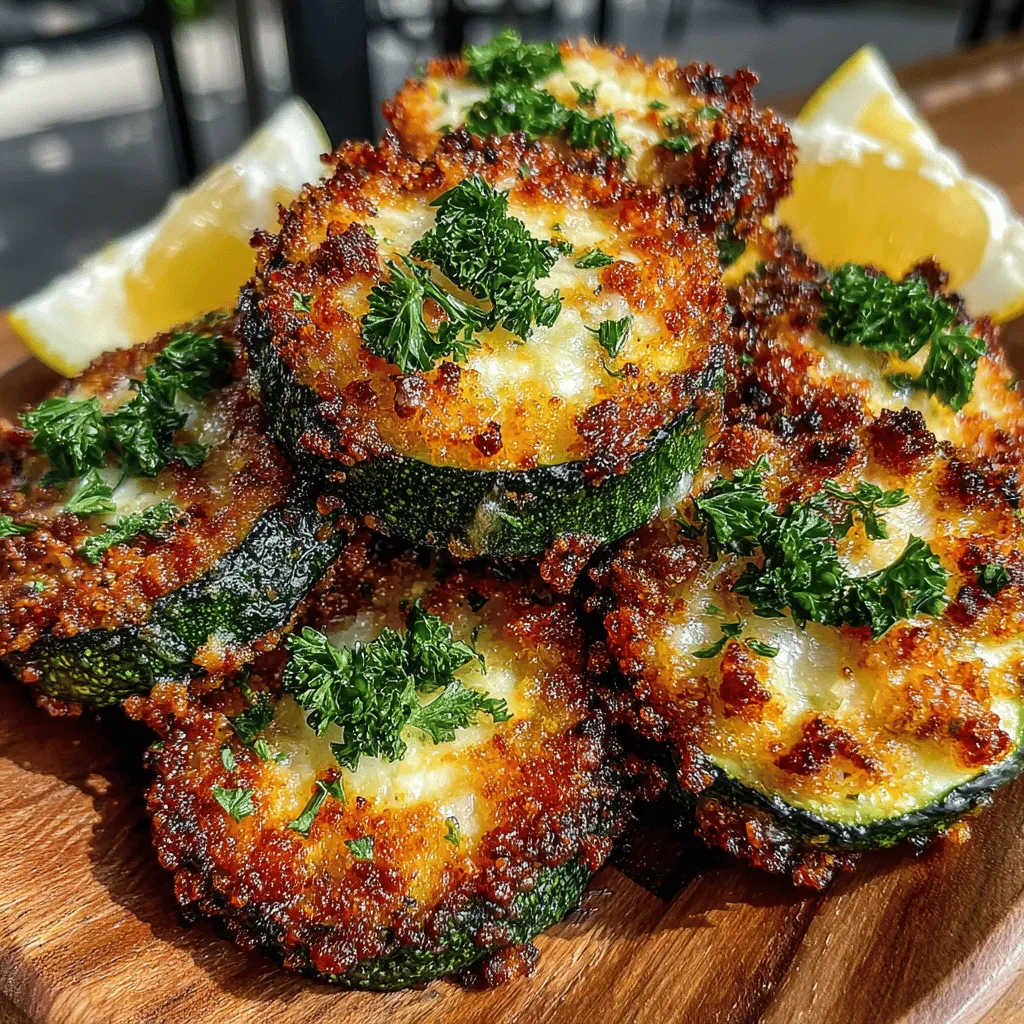 In today’s fast-paced world, the quest for a healthy, delicious snack can often feel like a challenge. With so many options that seem to sacrifice nutrition for taste, it’s refreshing to discover a recipe that perfectly balances both. Enter the Crispy Air Fryer Parmesan Zucchini Coins, a delightful treat that combines the satisfying crunch of a fried snack with the wholesome goodness of fresh vegetables. This dish not only satisfies cravings but also serves as a fantastic way to incorporate more veggies into your diet, whether you're preparing for a casual family dinner, hosting a gathering, or simply looking for a nutritious snack to enjoy while binge-watching your favorite series.