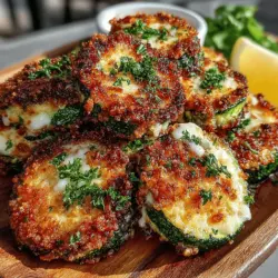 In today’s fast-paced world, the quest for a healthy, delicious snack can often feel like a challenge. With so many options that seem to sacrifice nutrition for taste, it’s refreshing to discover a recipe that perfectly balances both. Enter the Crispy Air Fryer Parmesan Zucchini Coins, a delightful treat that combines the satisfying crunch of a fried snack with the wholesome goodness of fresh vegetables. This dish not only satisfies cravings but also serves as a fantastic way to incorporate more veggies into your diet, whether you're preparing for a casual family dinner, hosting a gathering, or simply looking for a nutritious snack to enjoy while binge-watching your favorite series.